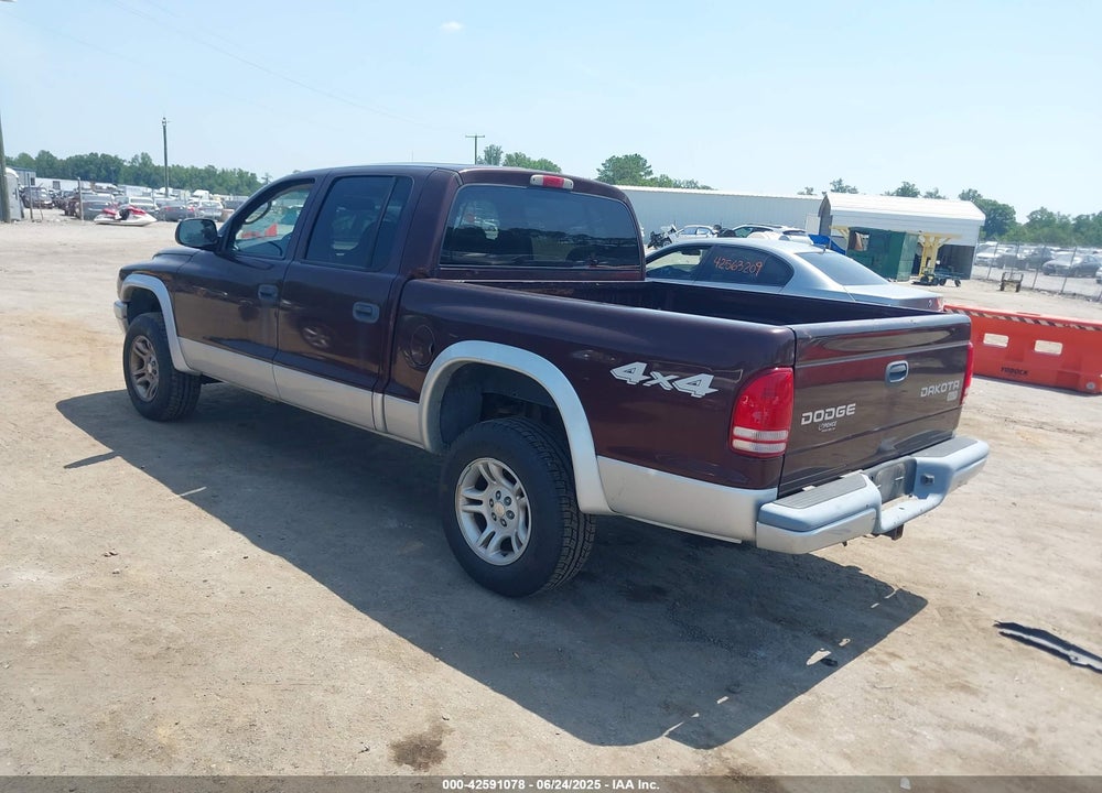 2004 DODGE DAKOTA SLT VIN: 1D7HG48N24S556431