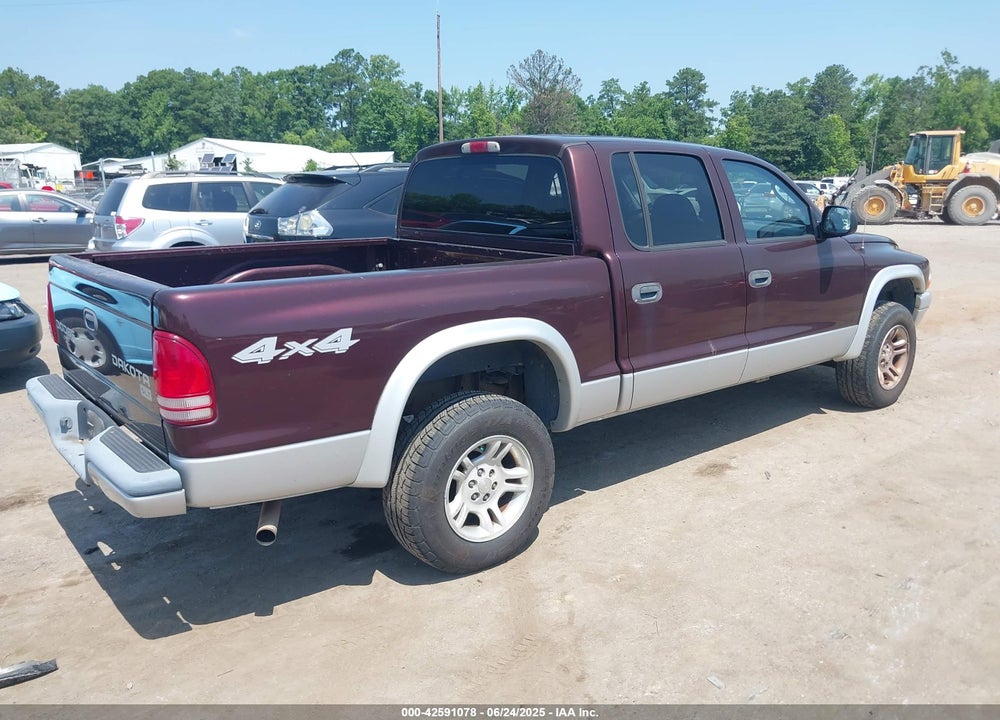2004 DODGE DAKOTA SLT VIN: 1D7HG48N24S556431