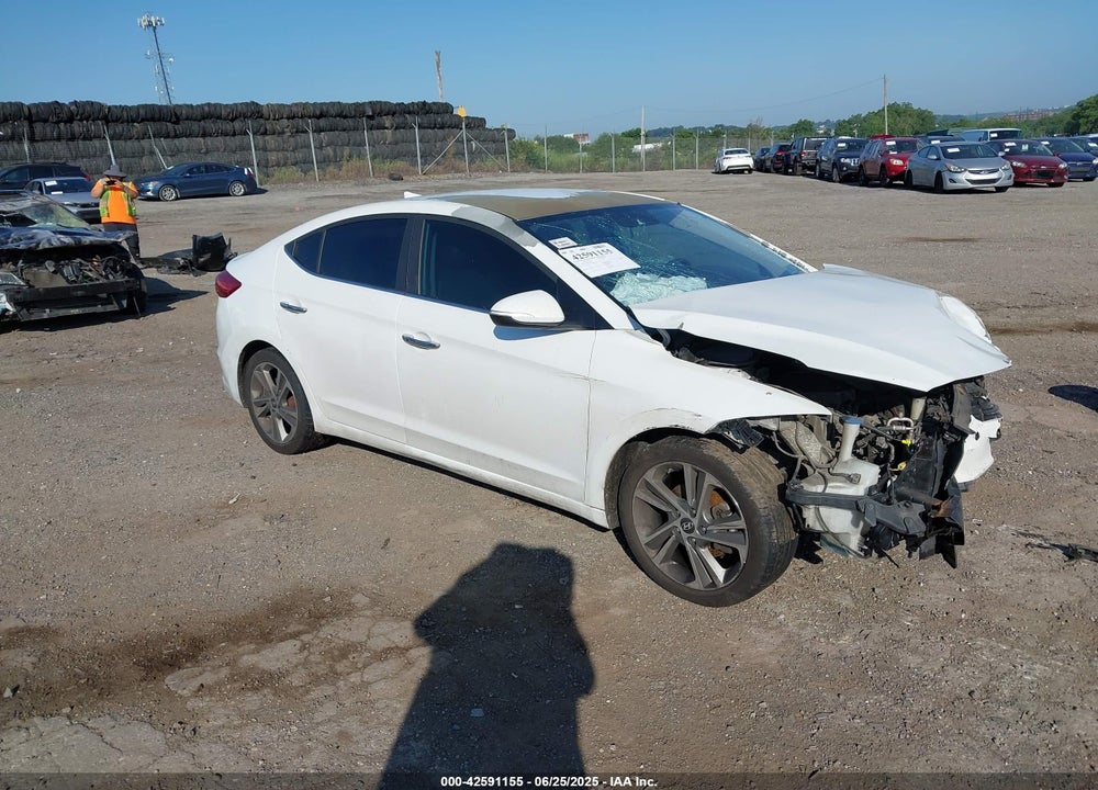 2017 HYUNDAI ELANTRA LIMITED VIN: 5NPD84LF4HH083092