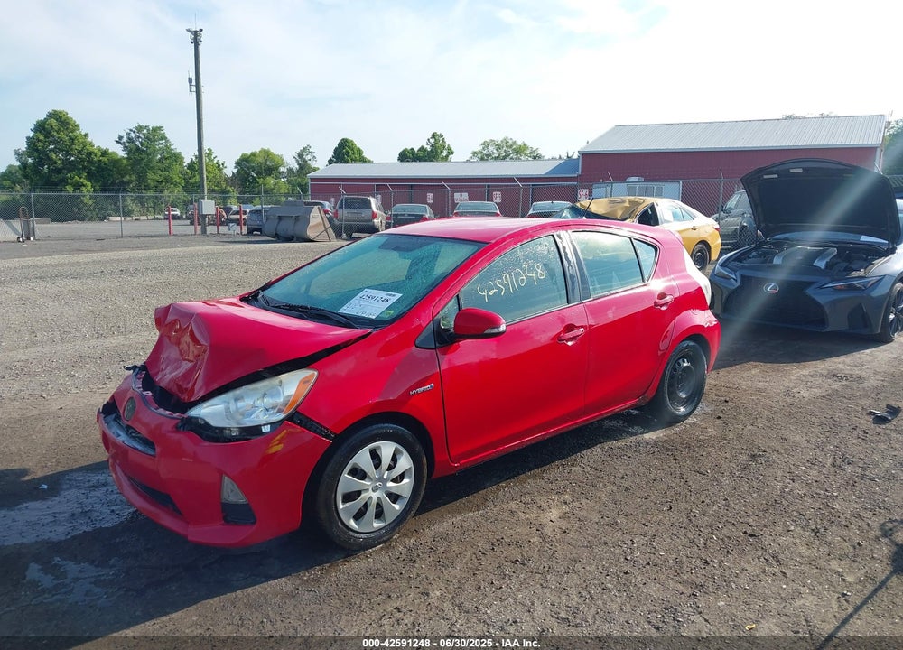 2012 TOYOTA PRIUS C VIN: JTDKDTB35C1521476