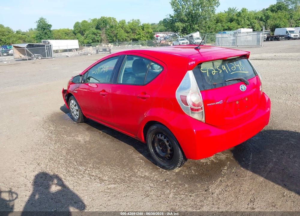 2012 TOYOTA PRIUS C VIN: JTDKDTB35C1521476