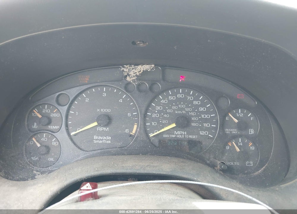 1998 OLDSMOBILE BRAVADA VIN: 1GHDT13W7W2703486