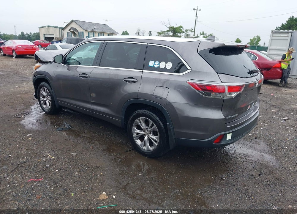 2015 TOYOTA HIGHLANDER XLE V6 VIN: 5TDJKRFHXFS195918