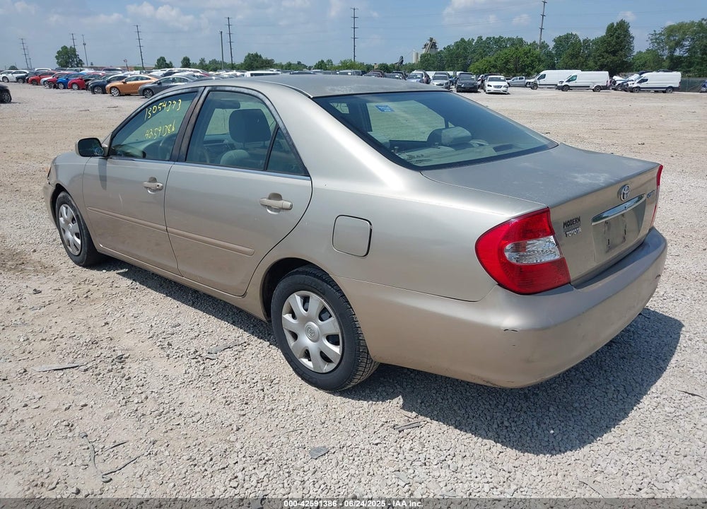 2002 TOYOTA CAMRY LE VIN: 4T1BE32K72U508192
