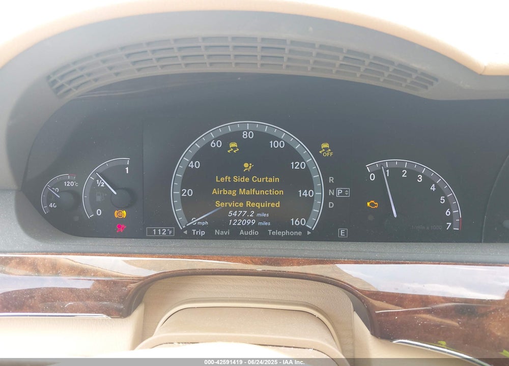2011 MERCEDES-BENZ S CLASS VIN: WDDNG7BB6BA400575