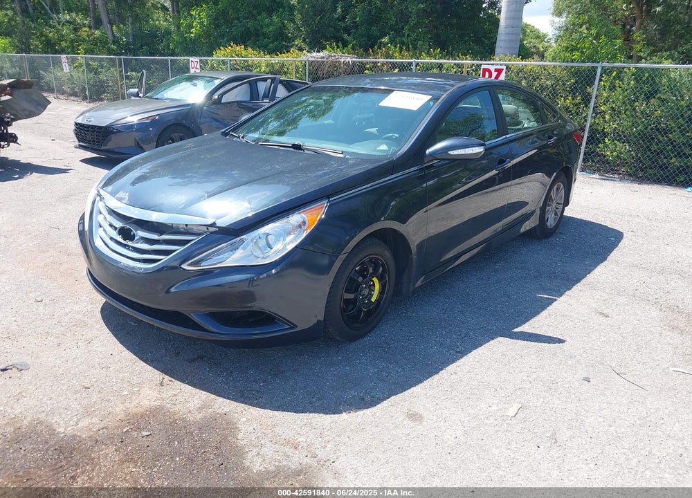 2014 HYUNDAI SONATA GLS VIN: 5NPEB4AC8EH846838