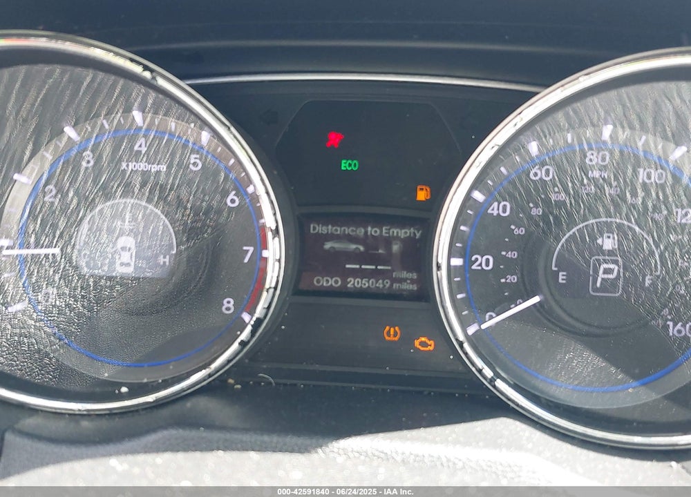 2014 HYUNDAI SONATA GLS VIN: 5NPEB4AC8EH846838