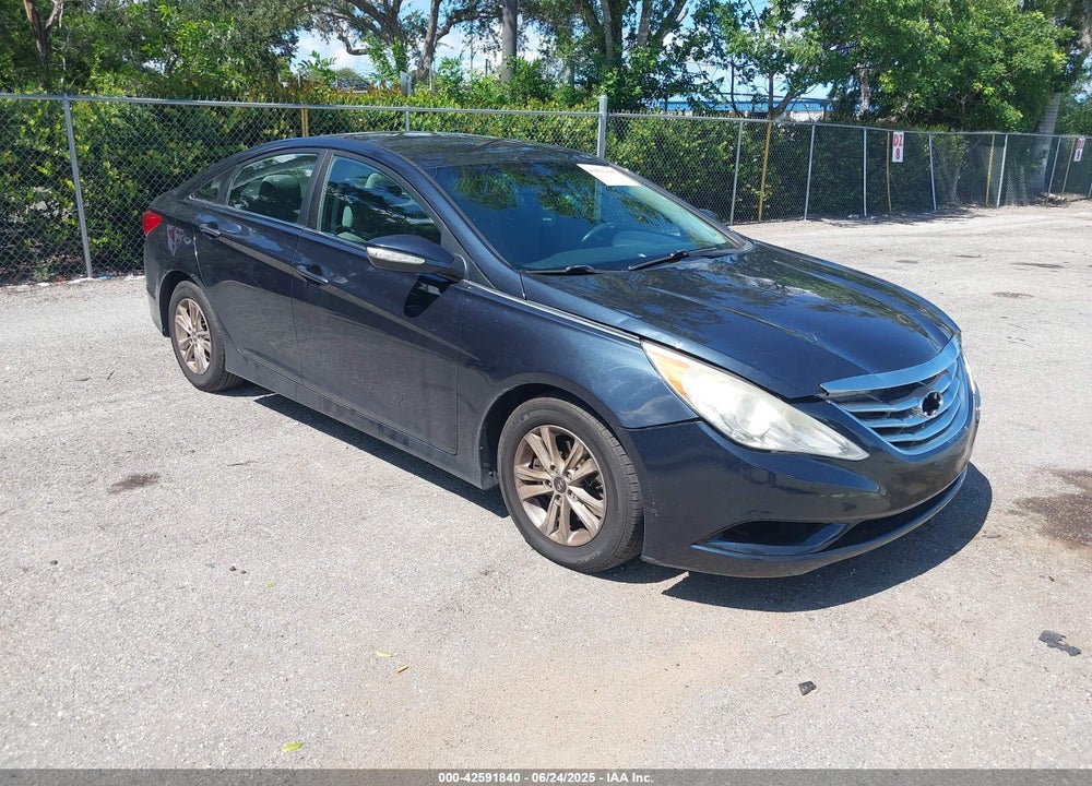2014 HYUNDAI SONATA GLS VIN: 5NPEB4AC8EH846838