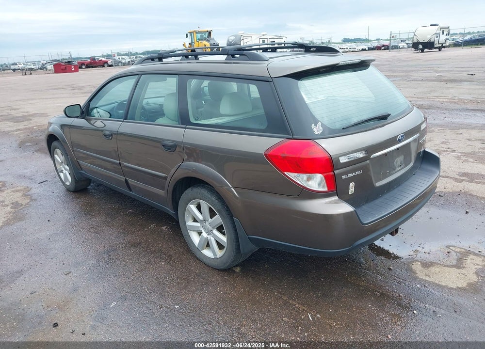 2008 SUBARU OUTBACK VIN: 4S4BP61C087362697