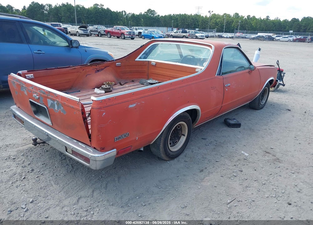 1981 CHEVROLET EL CAMINO VIN: 1GCCW80J0BD460709