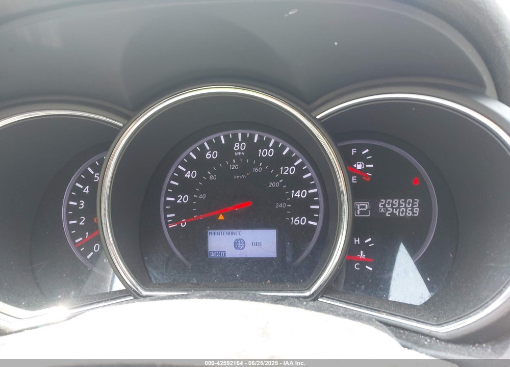 2012 NISSAN MURANO S VIN: JN8AZ1MW2CW201662
