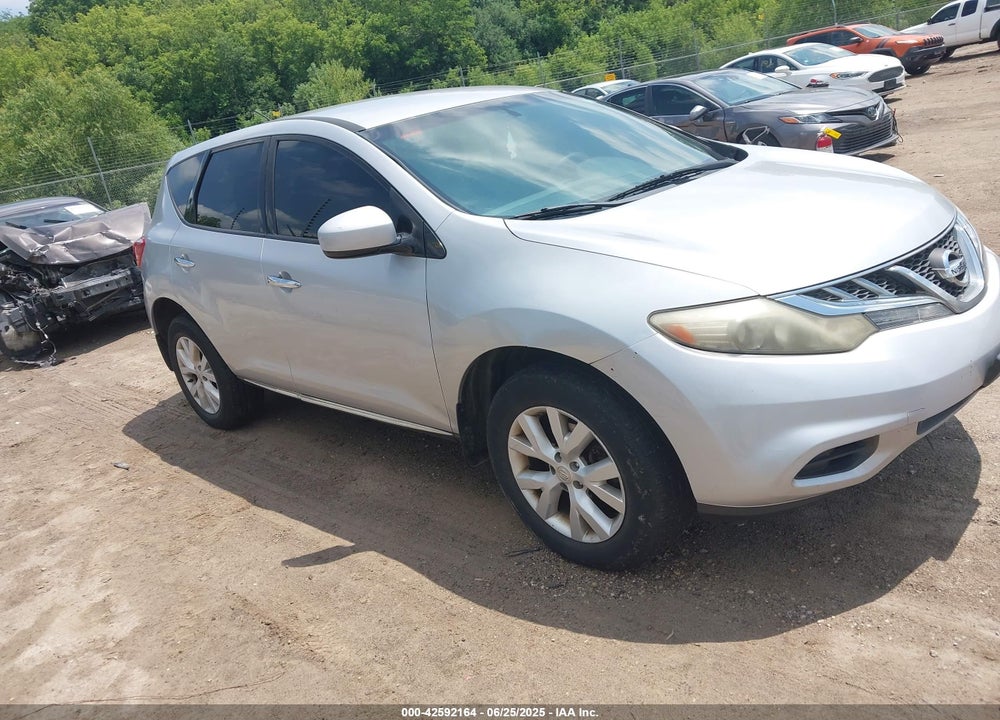 2012 NISSAN MURANO S VIN: JN8AZ1MW2CW201662