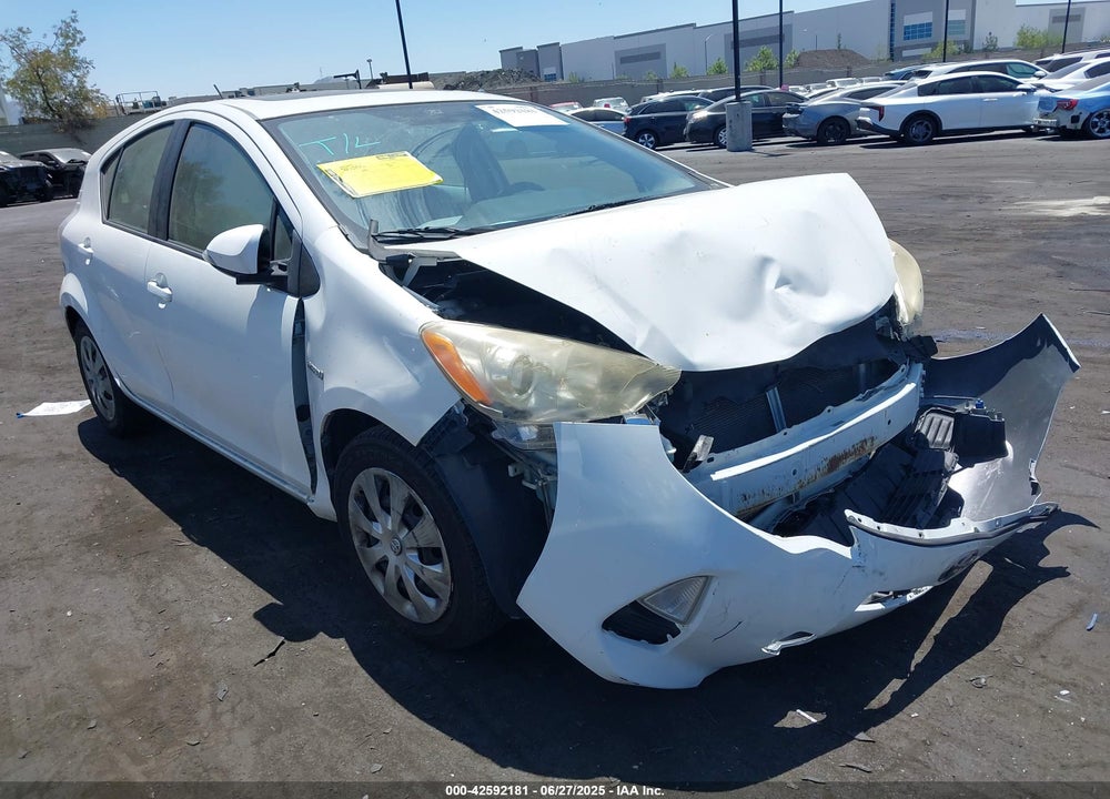 2012 TOYOTA PRIUS C THREE VIN: JTDKDTB32C1004670