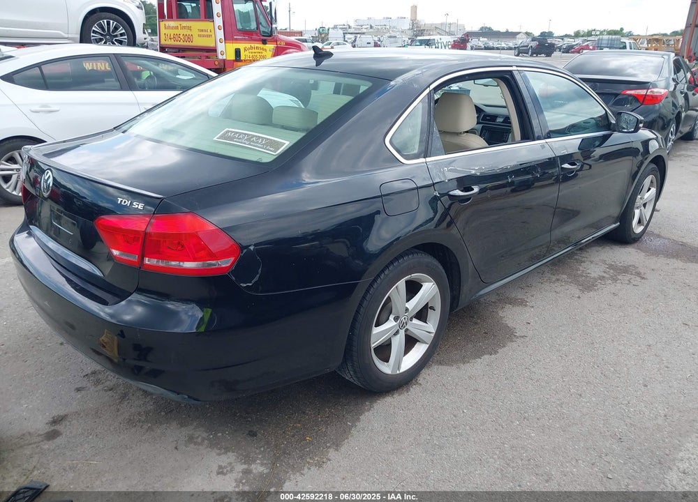 2012 VOLKSWAGEN PASSAT VIN: 1VWBN7A36CC104875