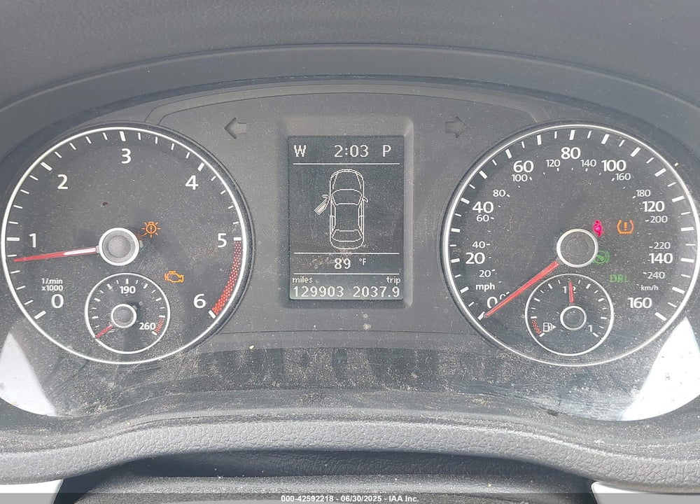 2012 VOLKSWAGEN PASSAT VIN: 1VWBN7A36CC104875