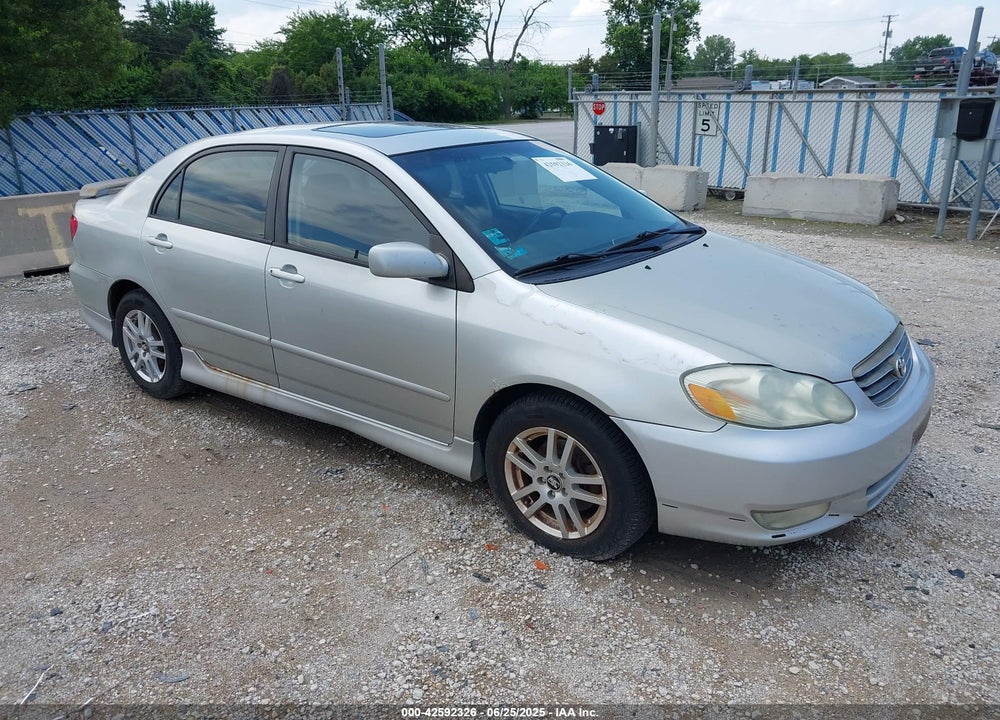 2004 TOYOTA COROLLA S VIN: 1NXBR32E84Z296128