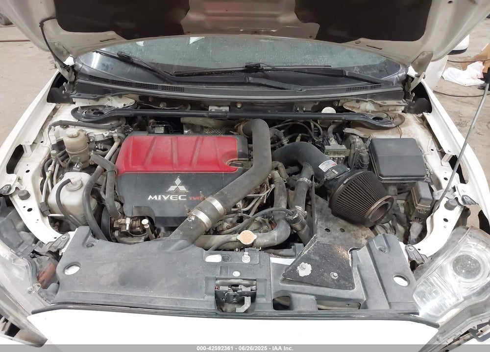 2013 MITSUBISHI LANCER EVOLUTION MR VIN: JA32W5FV0DU010032