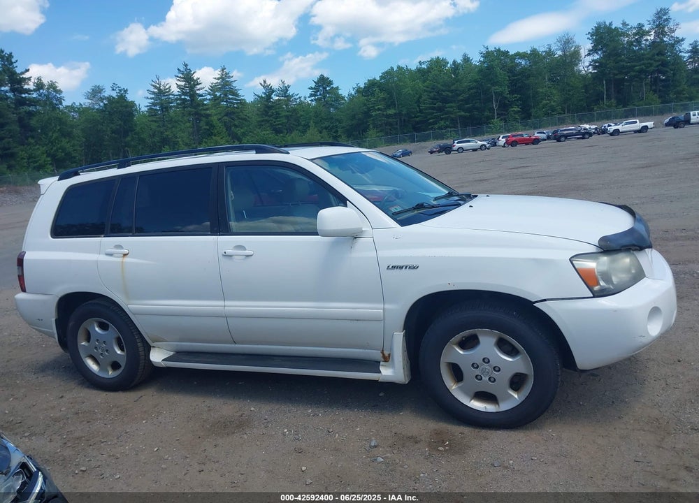 2005 TOYOTA HIGHLANDER LIMITED V6/V6 VIN: JTEEP21A150134295