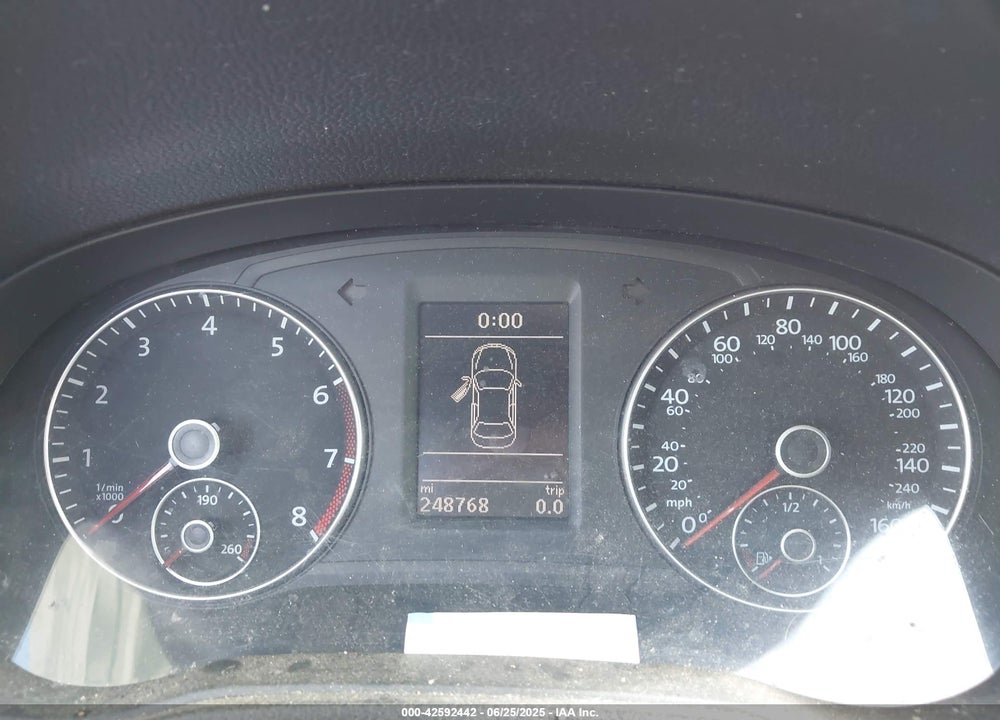 2013 VOLKSWAGEN PASSAT 2.5L SE VIN: 1VWBH7A30DC134298