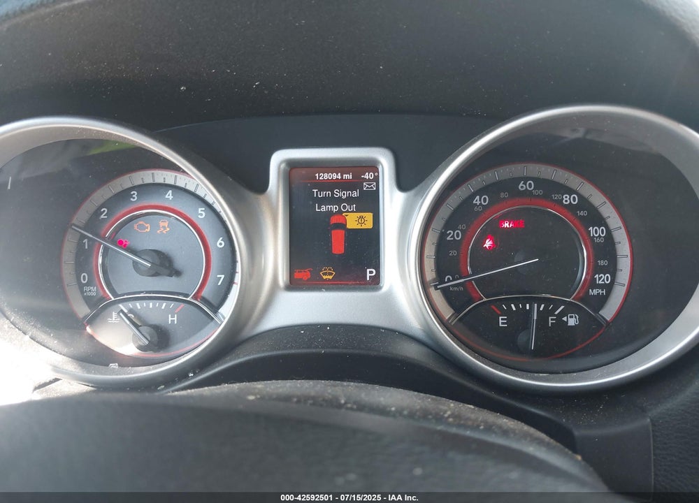 2013 DODGE JOURNEY VIN: 3C4PDDBG1DT507356