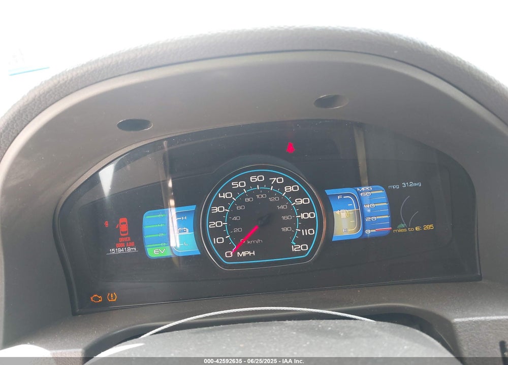 2012 FORD FUSION HYBRID VIN: 3FADP0L36CR426322