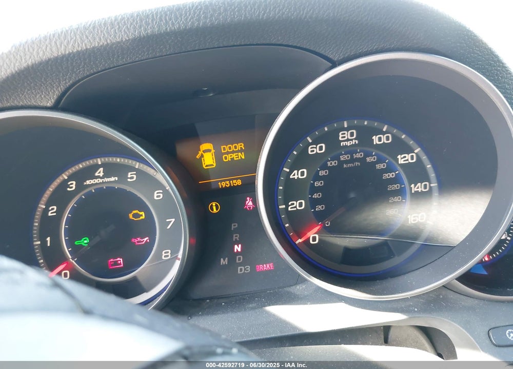 2008 ACURA MDX VIN: 2HNYD28478H502659