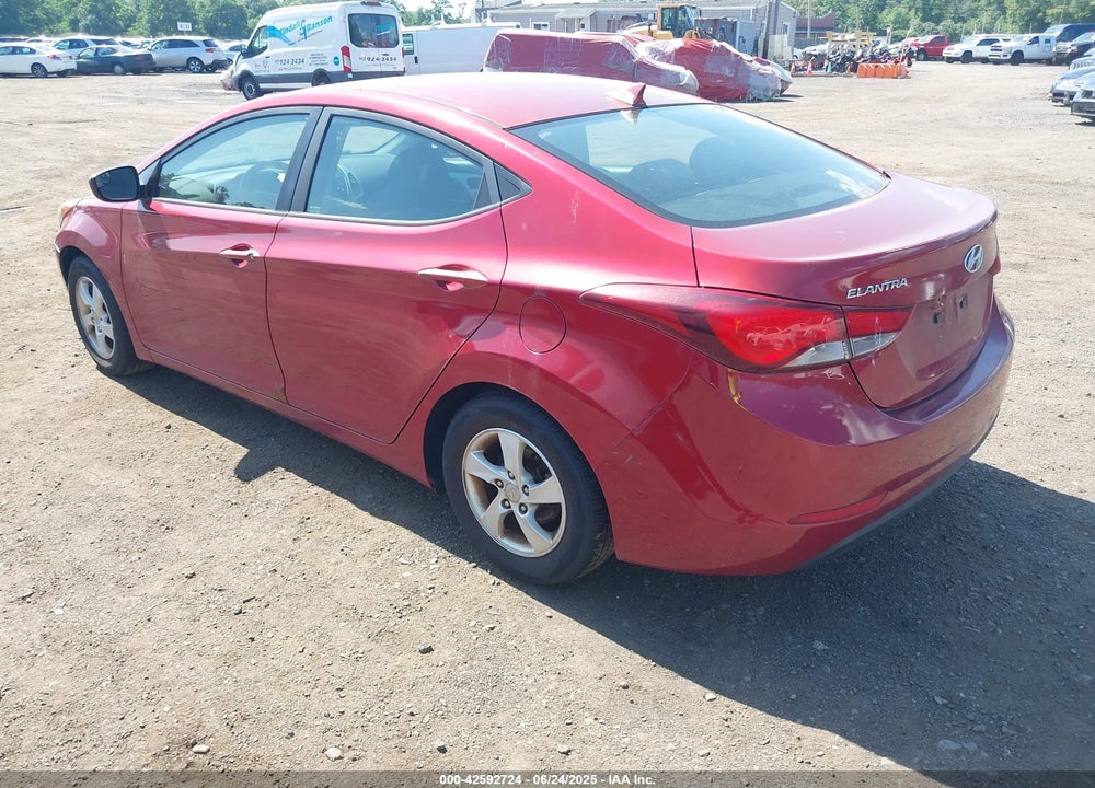 2014 HYUNDAI ELANTRA VIN: 5NPDH4AE9EH461168