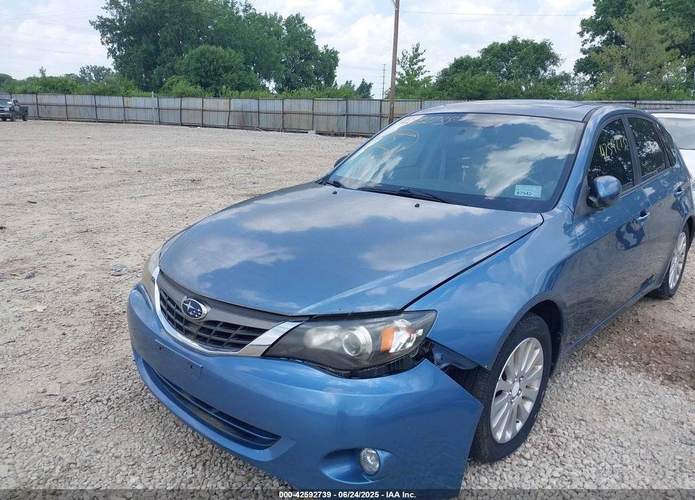 2009 SUBARU IMPREZA VIN: JF1GH60669H811952