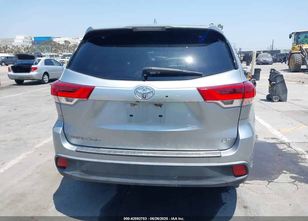 2017 TOYOTA HIGHLANDER VIN: 5TDZZRFH0HS204806