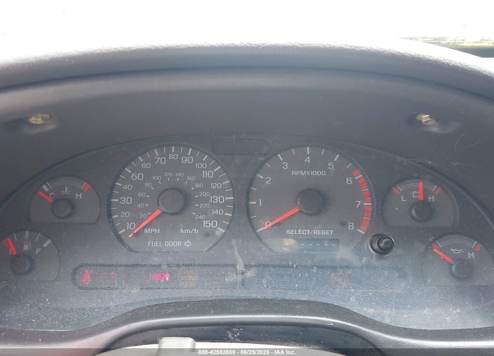 2000 FORD MUSTANG GT VIN: 1FAFP42X2YF293616