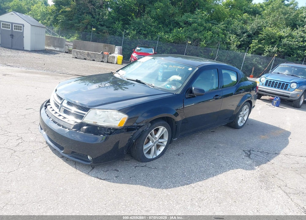 2013 DODGE AVENGER SXT VIN: 1C3CDZCB7DN650959