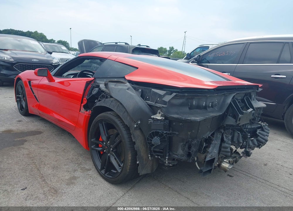 2019 CHEVROLET CORVETTE VIN: 1G1YB2D7XK5120595