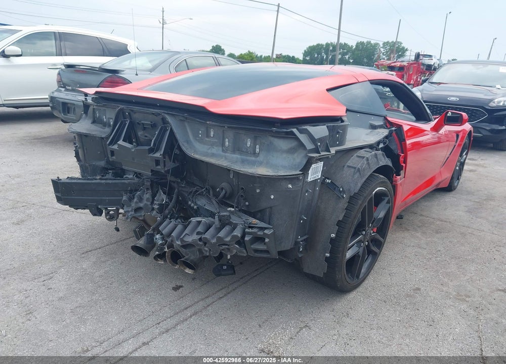 2019 CHEVROLET CORVETTE VIN: 1G1YB2D7XK5120595