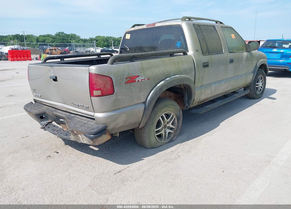 2003 CHEVROLET S-10 LS VIN: 1GCDT13X13K167564