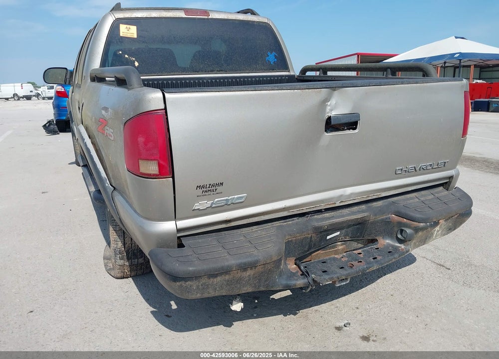 2003 CHEVROLET S-10 LS VIN: 1GCDT13X13K167564