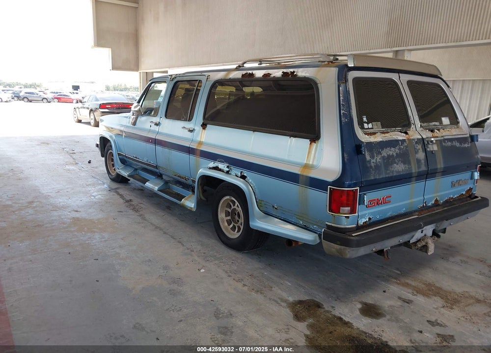 1989 GMC SUBURBAN R15 CONVENTIONAL VIN: 1GKER16K7KF509078