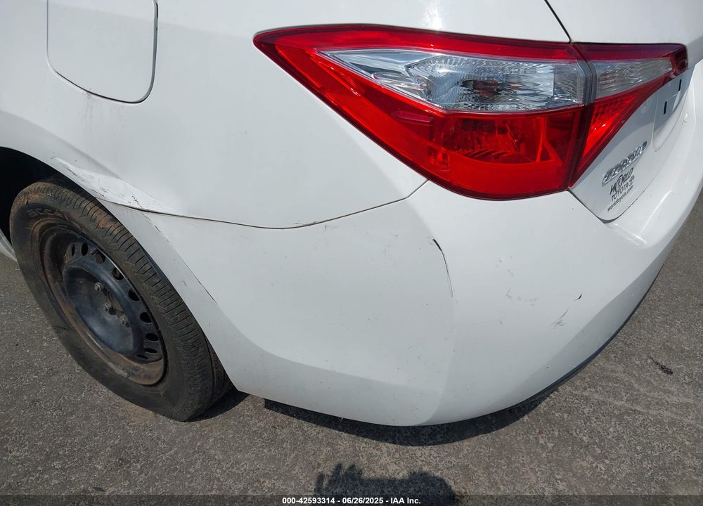 2016 TOYOTA COROLLA L VIN: 2T1BURHE2GC496520