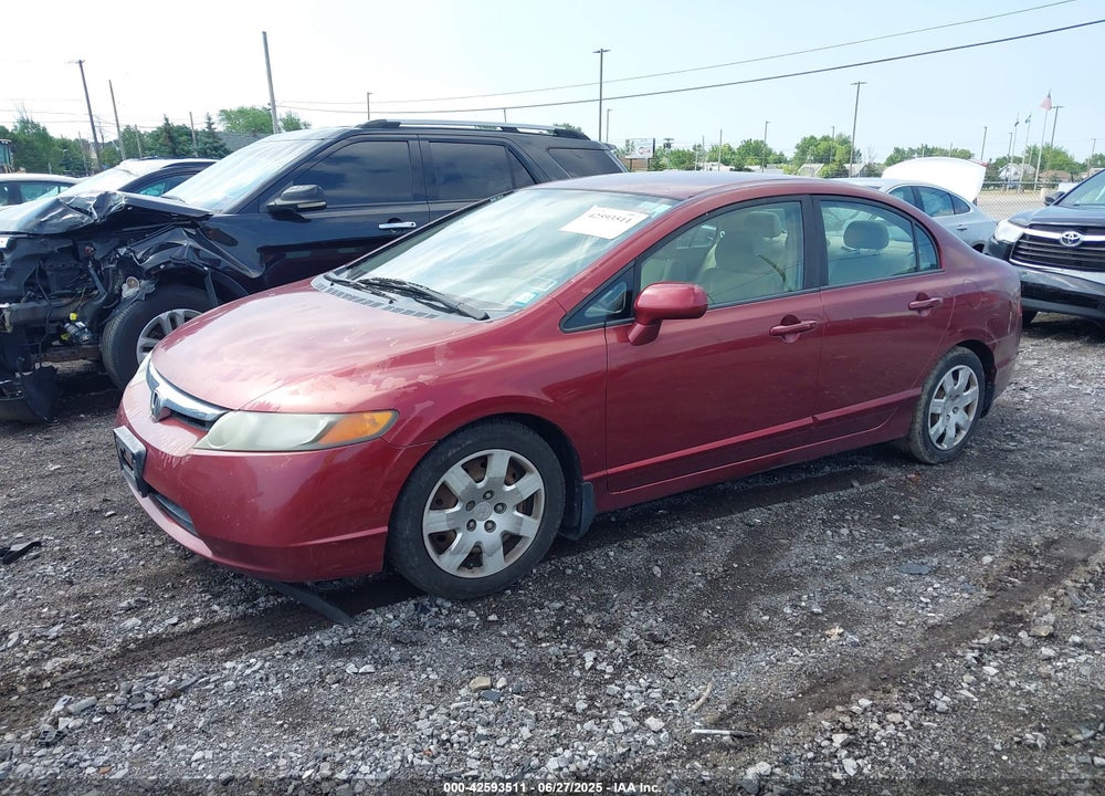 2008 HONDA CIVIC VIN: 1HGFA16588L023487