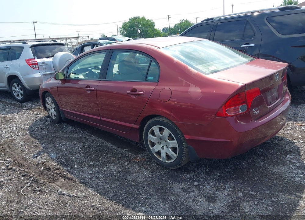 2008 HONDA CIVIC VIN: 1HGFA16588L023487