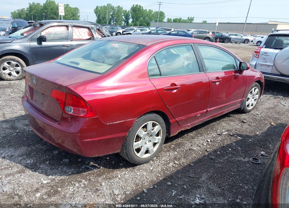 2008 HONDA CIVIC VIN: 1HGFA16588L023487