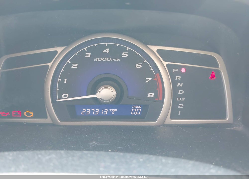 2008 HONDA CIVIC VIN: 1HGFA16588L023487