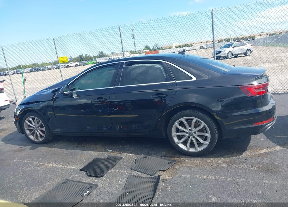 2019 AUDI A4 VIN: WAUGMAF40KN008220