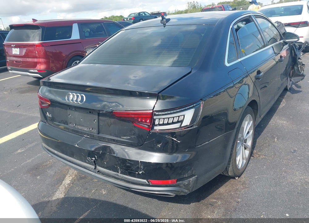 2019 AUDI A4 VIN: WAUGMAF40KN008220