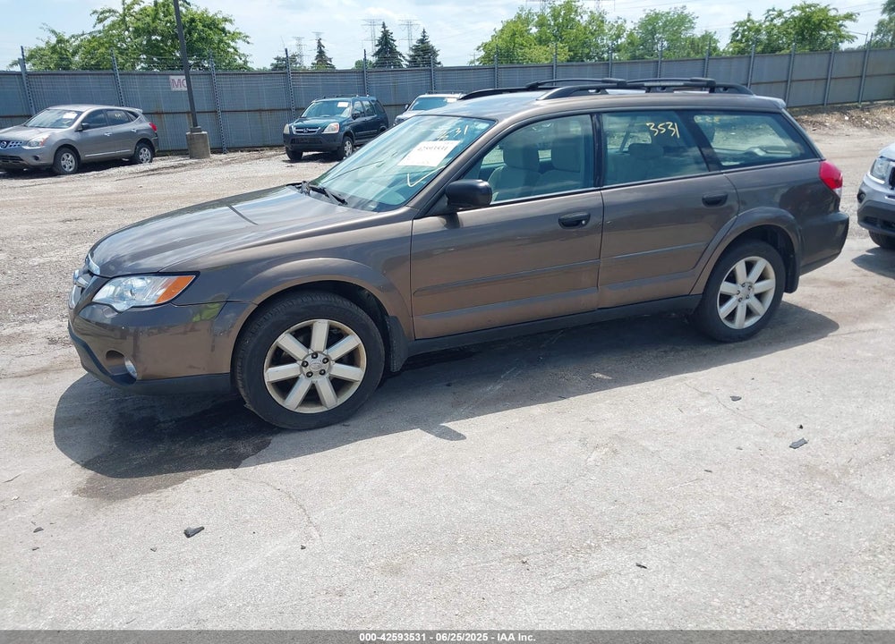 2009 SUBARU OUTBACK 2.5I VIN: 4S4BP61C097313260
