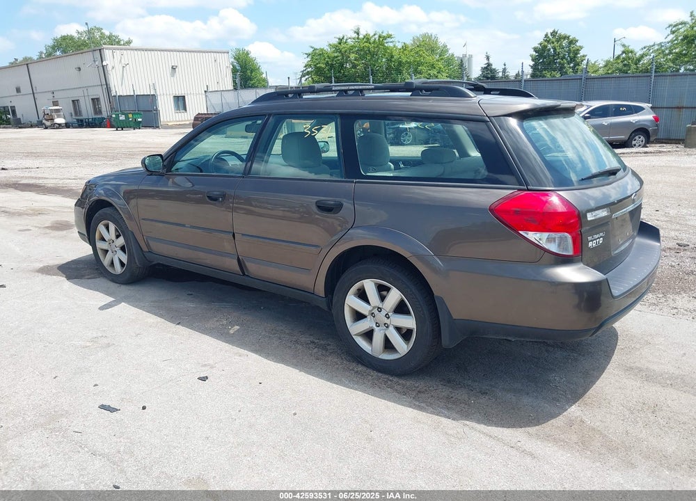 2009 SUBARU OUTBACK 2.5I VIN: 4S4BP61C097313260