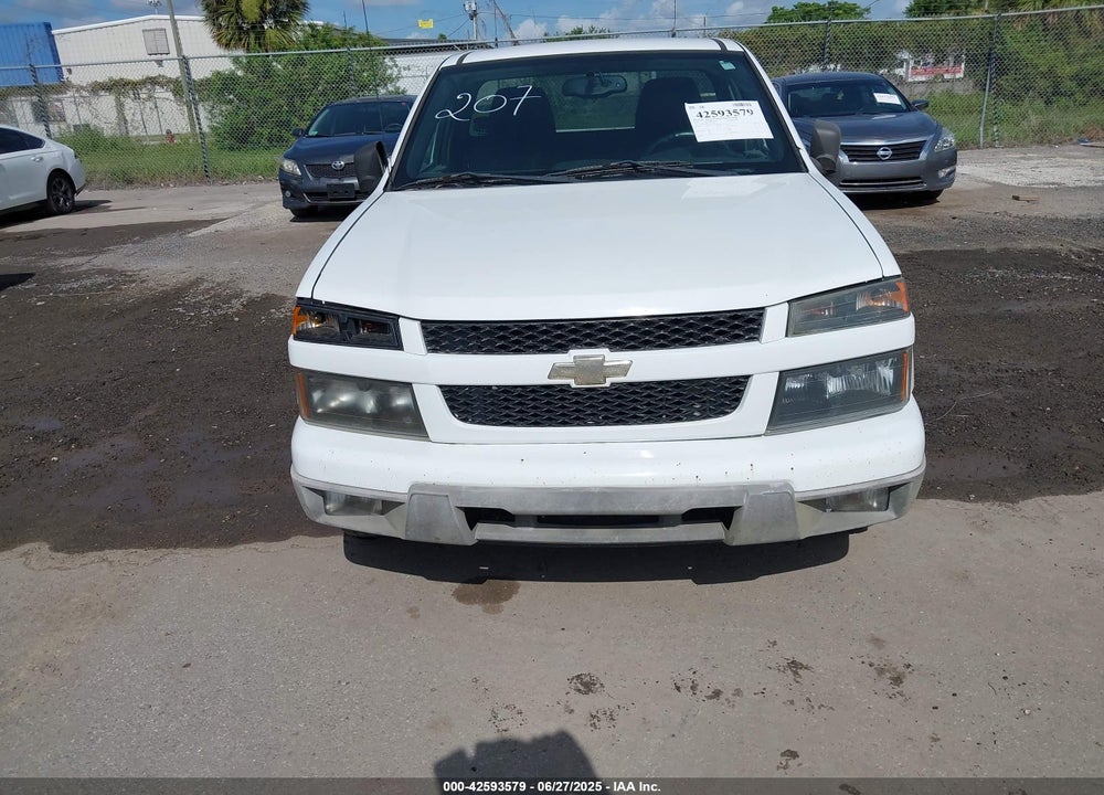2012 CHEVROLET COLORADO WORK TRUCK VIN: 1GCCSBF91C8155266