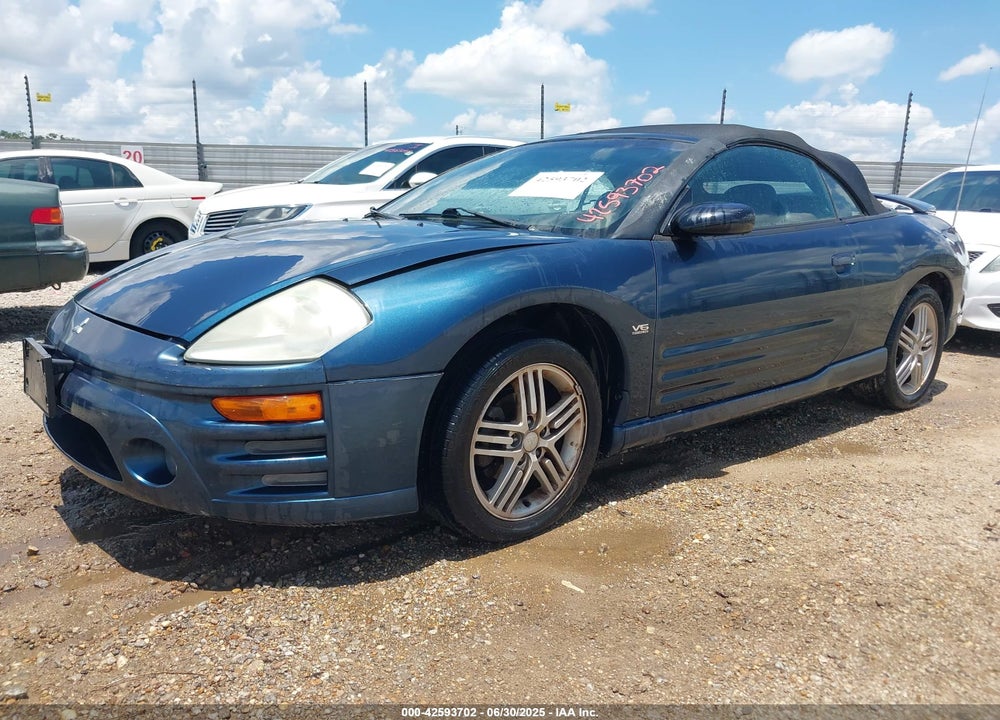 2004 MITSUBISHI ECLIPSE SPYDER GT VIN: 4A3AE55H84E058431