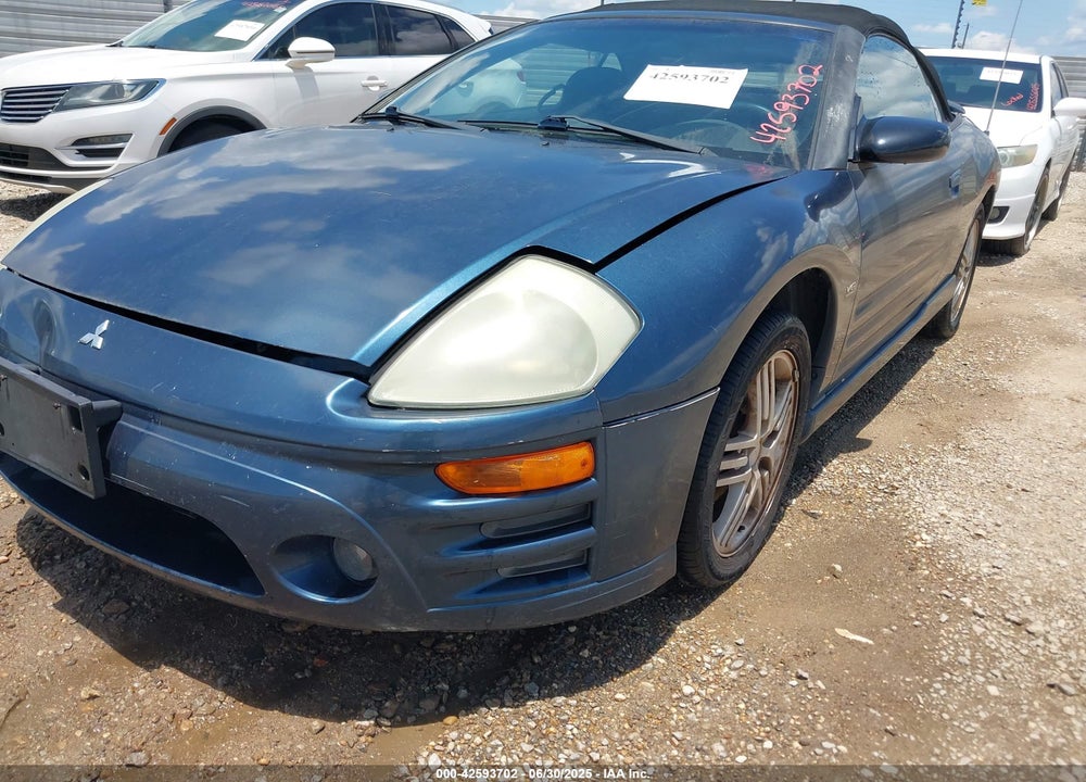 2004 MITSUBISHI ECLIPSE SPYDER GT VIN: 4A3AE55H84E058431