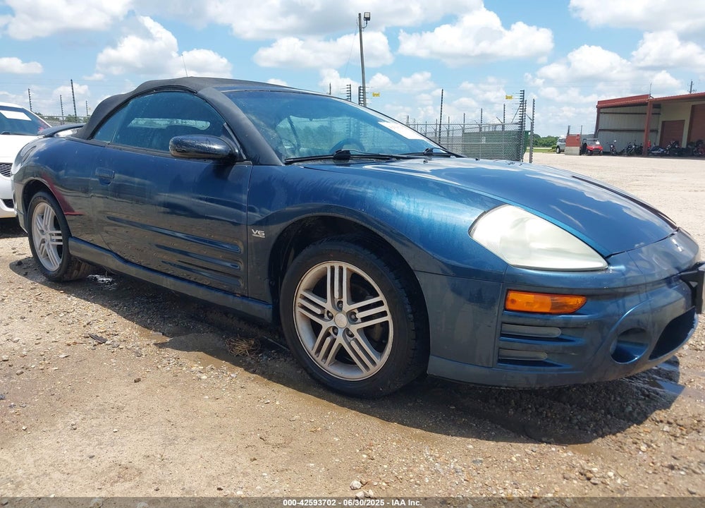 2004 MITSUBISHI ECLIPSE SPYDER GT VIN: 4A3AE55H84E058431