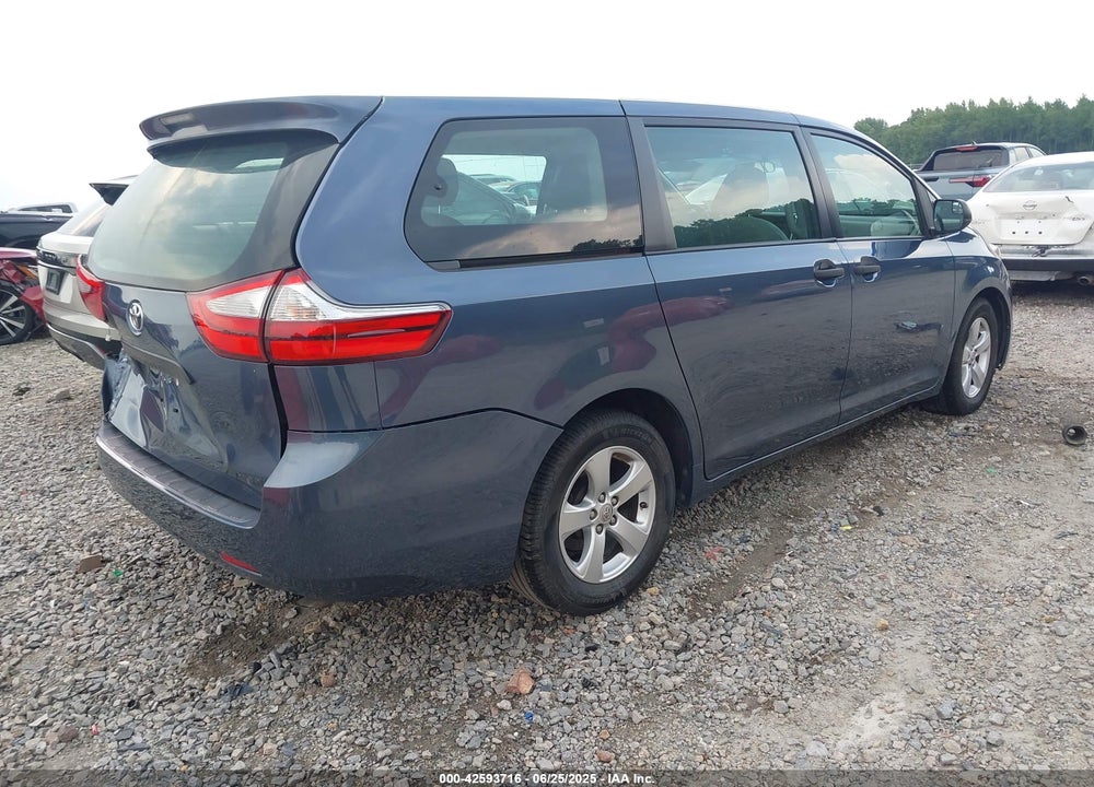 2015 TOYOTA SIENNA L 7 PASSENGER VIN: 5TDZK3DC1FS527378